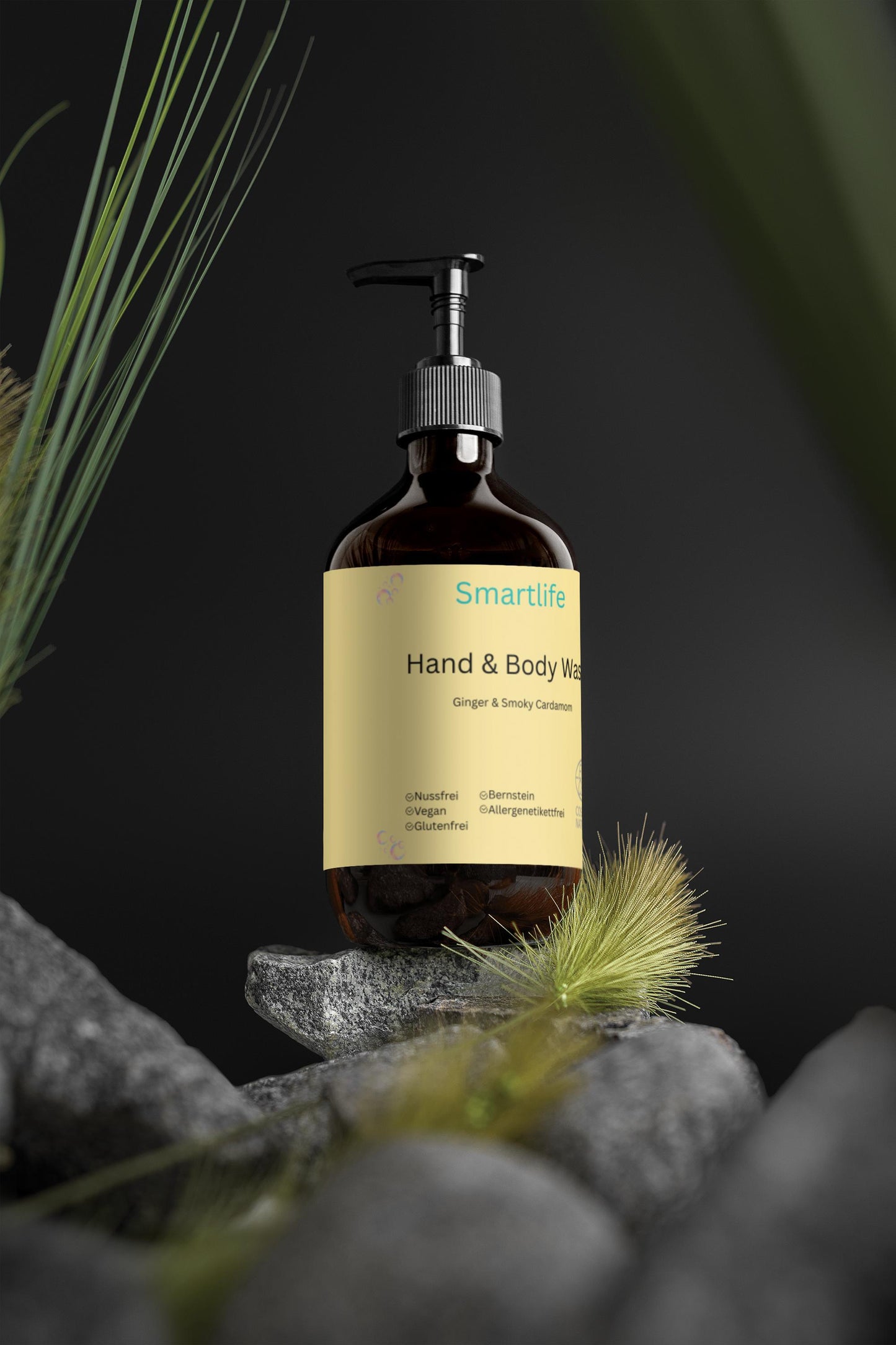 🧼 Hand & Body Wash, Ginger & Smoky Cardamom