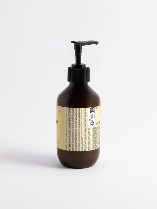 🌿🕊️ Silk Skin Body Serum, holziges Amber & Leder