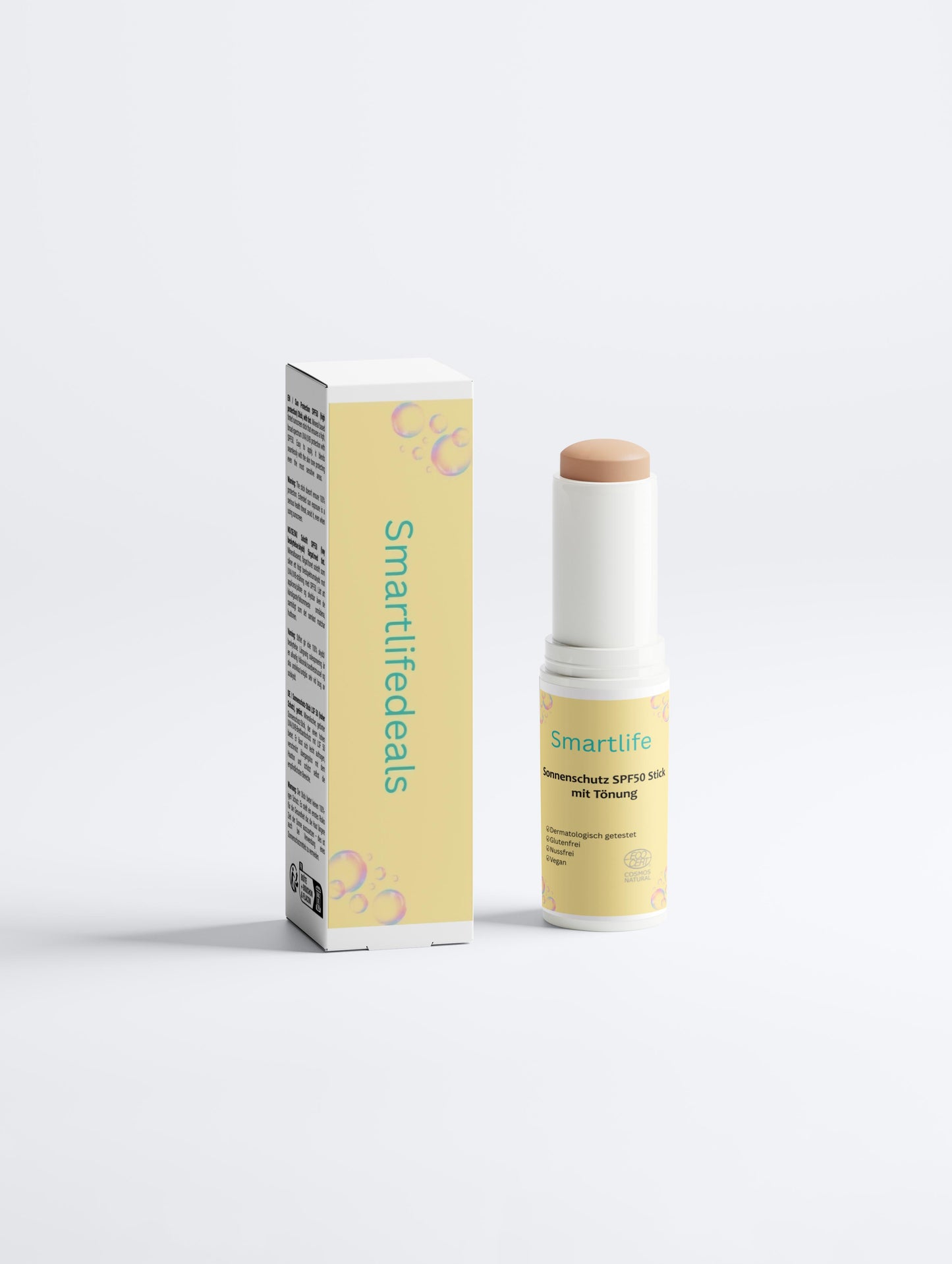 🌞 Sonnenschutz SPF50 Stick, mit Tönung