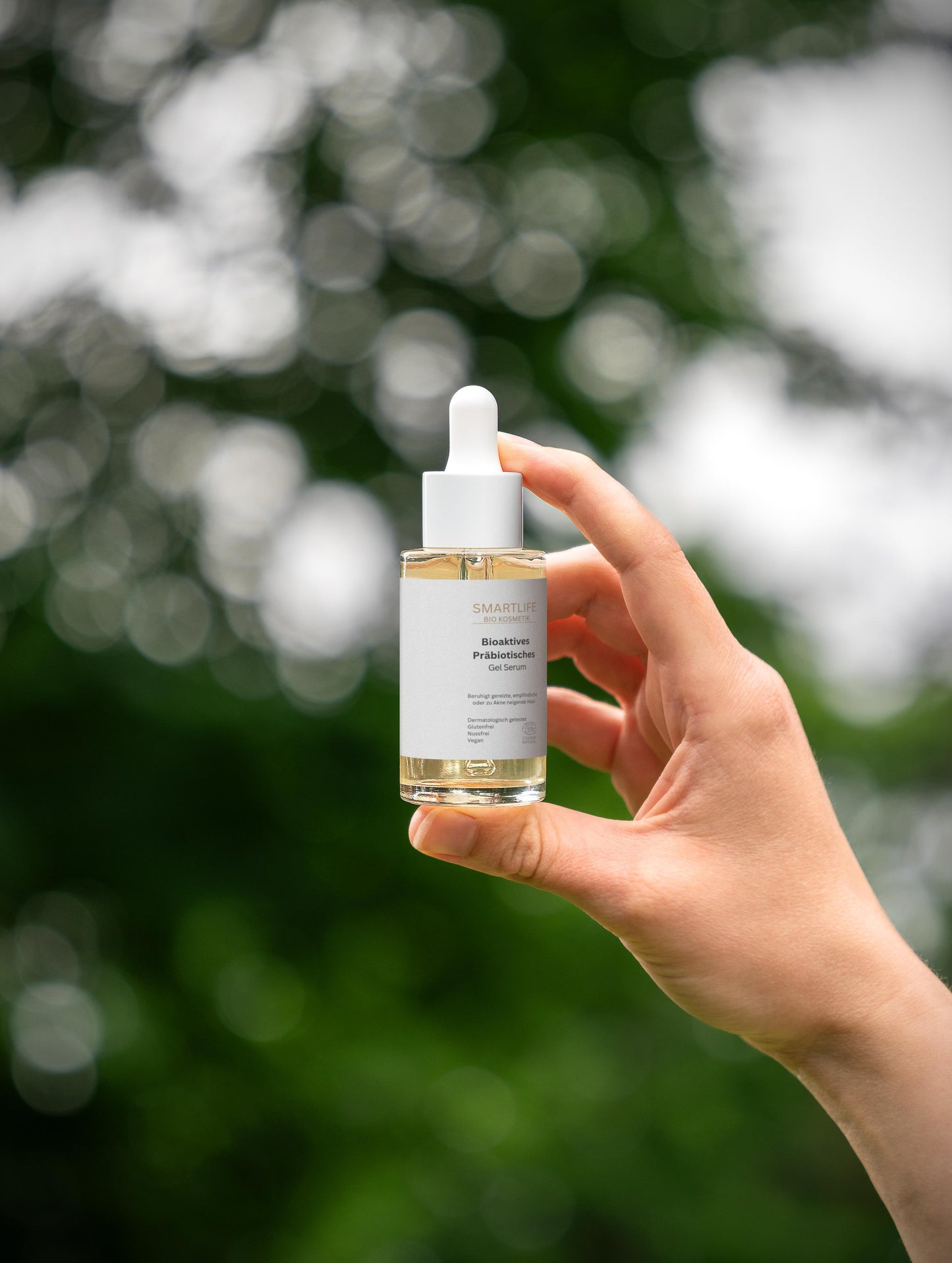 🧬 Bioaktives Präbiotisches Gel-Serum – Ausgleichend & Natürlich stärkend