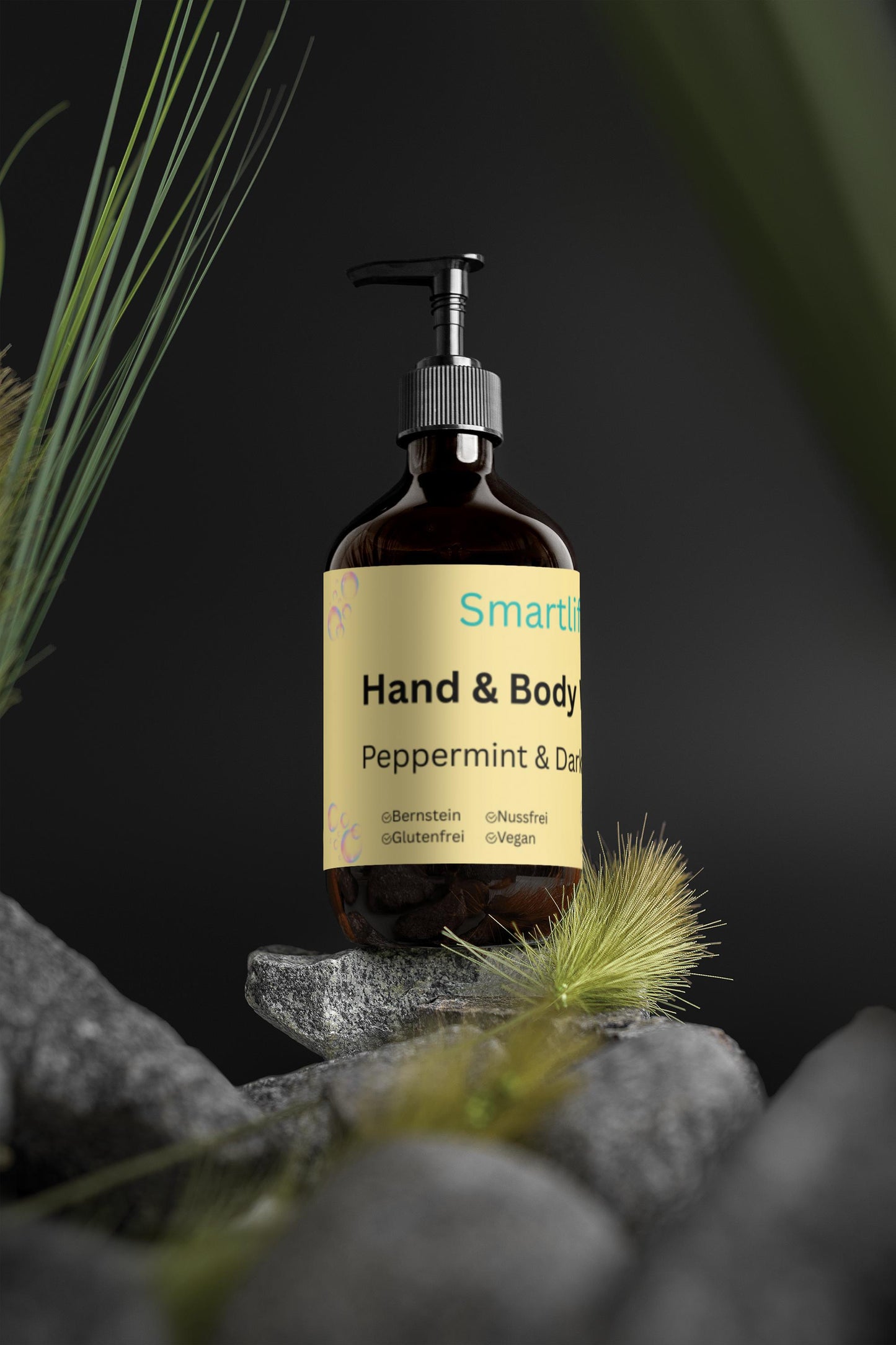 🧼 Hand & Body Wash, Peppermint & Dark Cedar – Sanft, feuchtigkeitsspendend & erfrischend