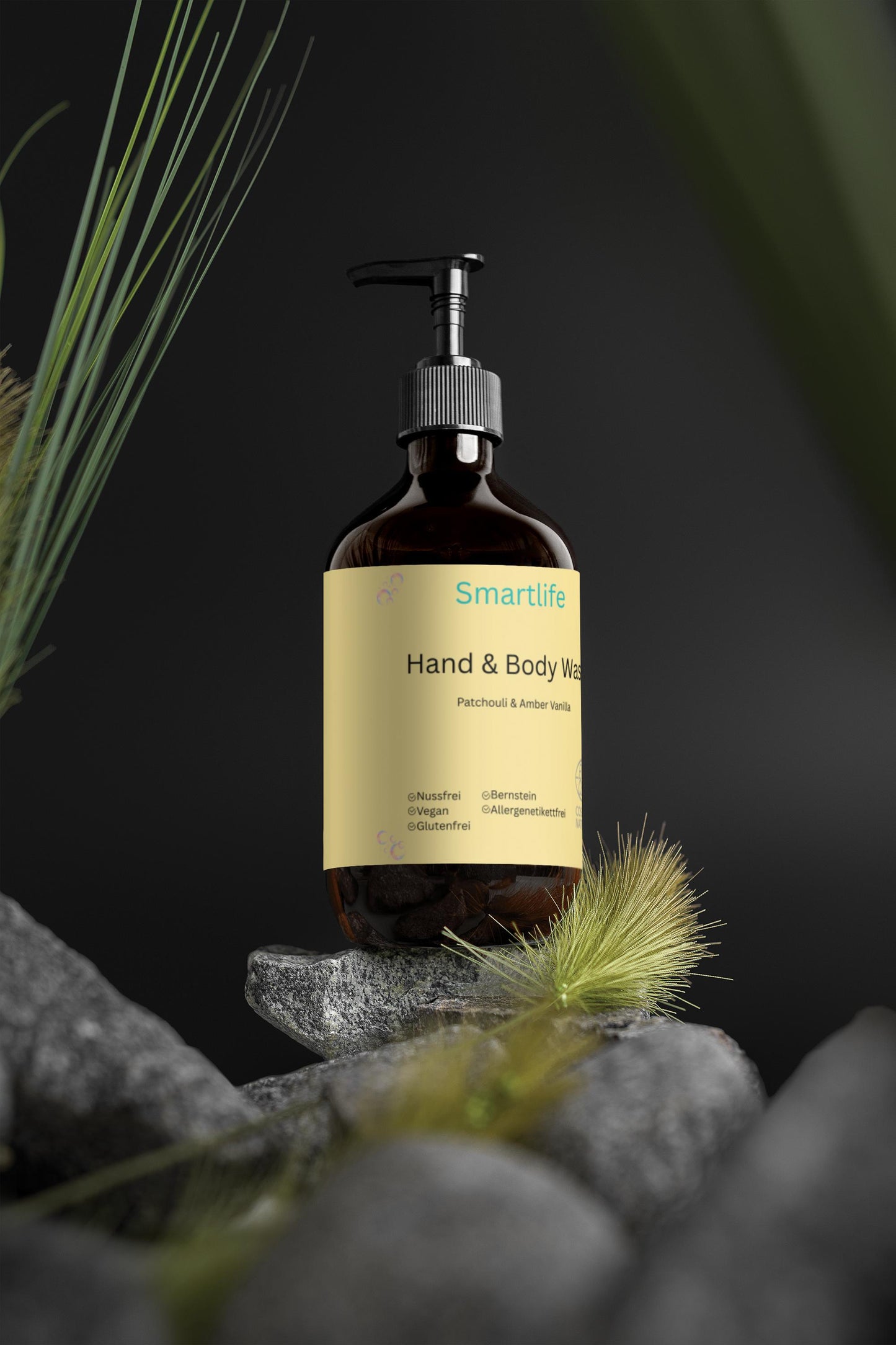 🌿 Hand & Body Wash, Patchouli & Amber Vanilla