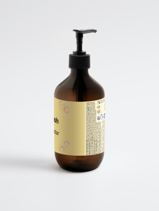 🧼 Hand & Body Wash, Peppermint & Dark Cedar – Sanft, feuchtigkeitsspendend & erfrischend