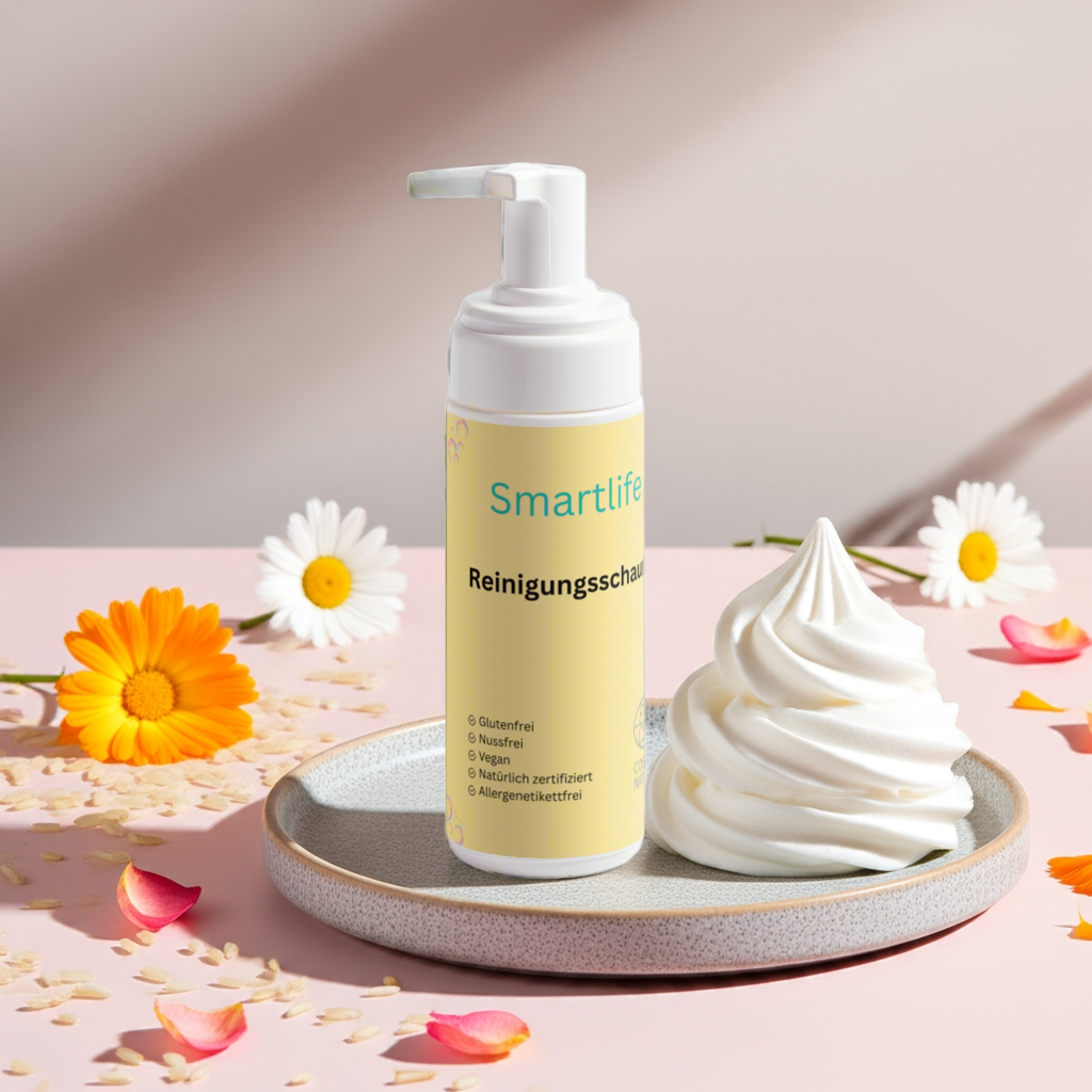 🫧 Cleansing foam with spring blossoms