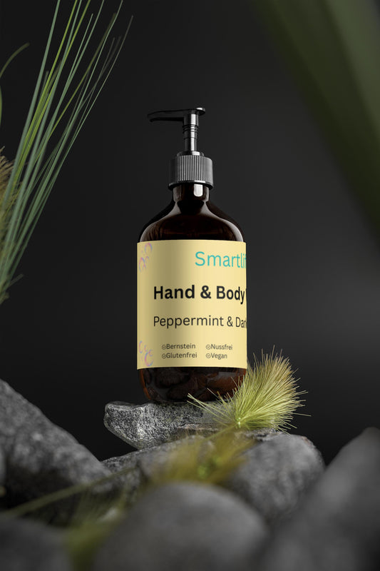 🧼 Hand & Body Wash, Peppermint & Dark Cedar – Sanft, feuchtigkeitsspendend & erfrischend