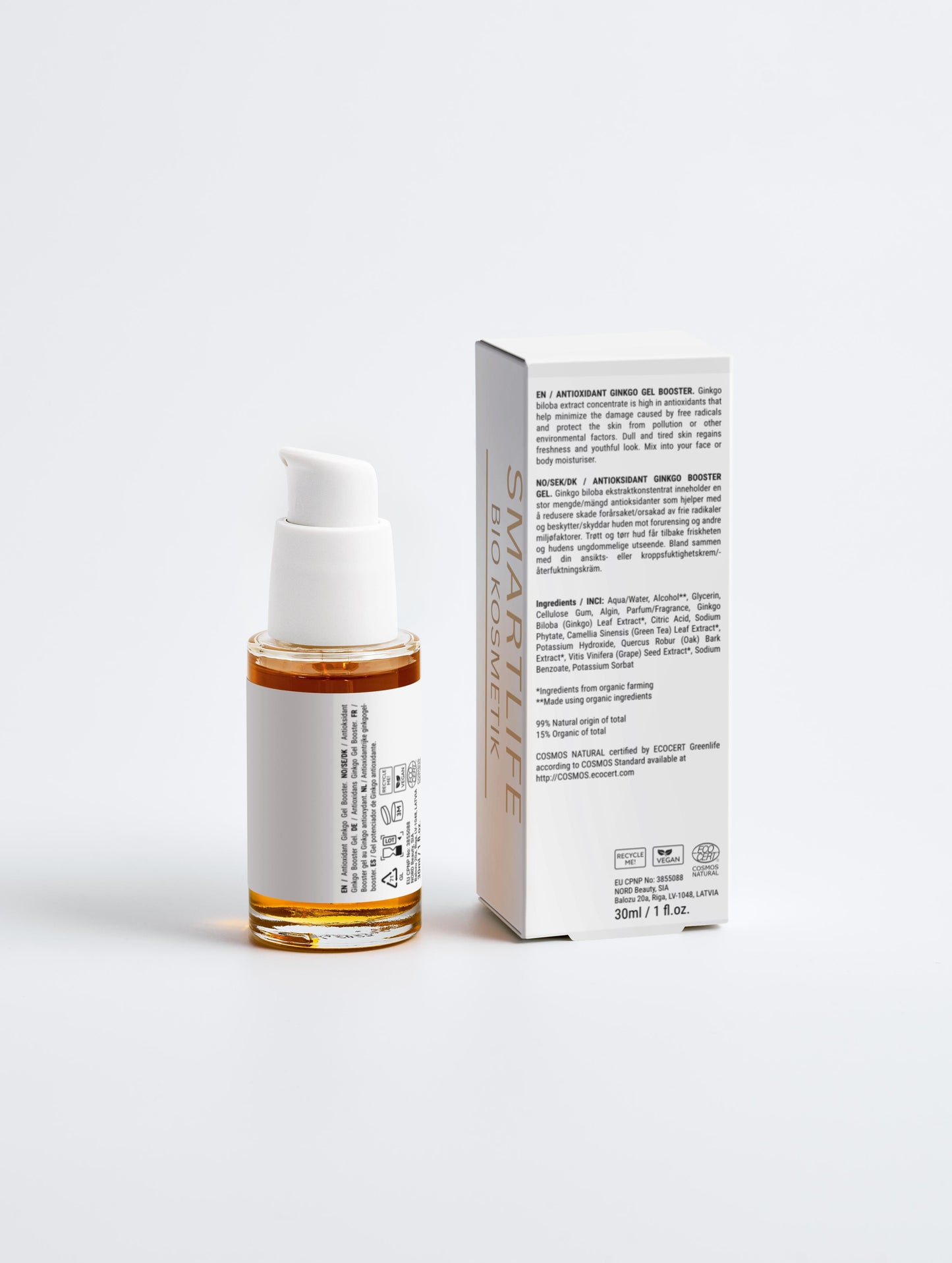 🌿 Antioxidans Ginkgo Gel Booster 30 ml